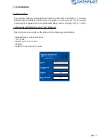 Предварительный просмотр 3 страницы Dataplot EMBLEM EASY Airpress standard Operating Manual