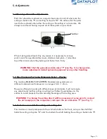 Предварительный просмотр 9 страницы Dataplot EMBLEM EASY Airpress standard Operating Manual