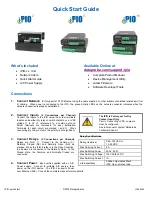 Dataprobe iPIO-16 Quick Start Manual preview