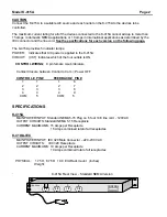 Предварительный просмотр 2 страницы Dataprobe K-415A Manual