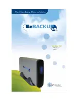 Preview for 1 page of DataProtection EzBackup sa User Manual