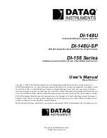 Dataq Instruments DI-158 Series User Manual preview