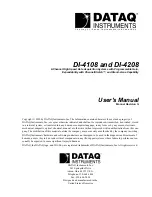 Dataq DI-4108 User Manual preview