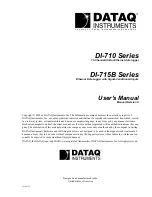 Dataq DI-710 Series User Manual preview