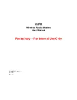 Preview for 1 page of Dataradio ViPR User Manual