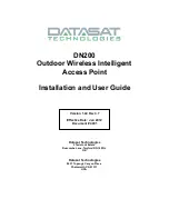 Datasat DN200 Installation And User Manual preview