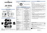 Preview for 1 page of Datasensor SR21 Series Instruction Manual