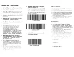 Preview for 2 page of Dataserve Infotech 1D miniRighto BT User Manual