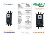Dataserve Infotech RightoSleeve User Manual preview