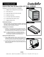 DataStor DataSafe 307100 Installation Manual preview