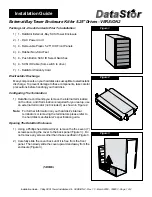 DataStor DataSafe 309200 Installation Manual preview