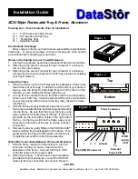 DataStor DT51UN-A Installation Manual предпросмотр