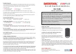 Предварительный просмотр 1 страницы Datatool EVOPLUS User Manual