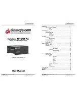 Datatoys XM-DVR Pro User Manual preview