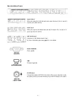 Предварительный просмотр 7 страницы Datavideo AD-200 Main Unit Instruction Manual