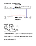 Предварительный просмотр 7 страницы Datavideo AD-200 Main Unit Quick Start Manual