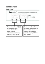 Предварительный просмотр 9 страницы Datavideo BAC-03 Instruction Manual