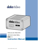 Предварительный просмотр 1 страницы Datavideo BB-1 Instruction Manual