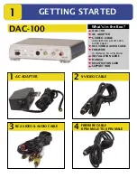 Preview for 1 page of Datavideo DAC-100 Getting Started