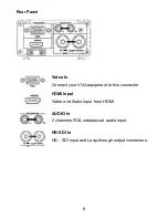 Предварительный просмотр 7 страницы Datavideo DAC-70 Quick Start Manual