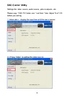 Предварительный просмотр 10 страницы Datavideo DAC-70 Quick Start Manual