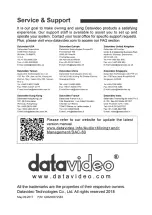 Предварительный просмотр 11 страницы Datavideo DAC-80 Instruction Manual