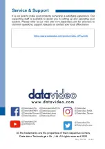 Предварительный просмотр 24 страницы Datavideo DAC-8P 4K Instruction Manual