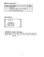 Предварительный просмотр 3 страницы Datavideo DAC-9P Quick Start Manual