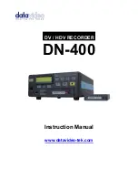 Datavideo DN-400 Instruction Manual preview