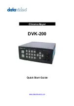 Предварительный просмотр 1 страницы Datavideo DVK-200 Quick Start Manual