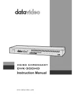 Datavideo DVK-300HD Instruction Manual предпросмотр