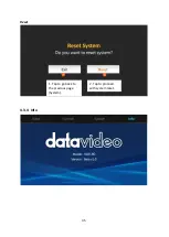 Предварительный просмотр 35 страницы Datavideo HDR-90 Instruction Manual