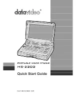 Datavideo HS-2200 Quick Start Manual preview