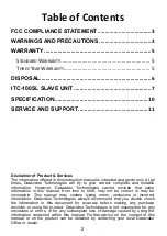 Предварительный просмотр 2 страницы Datavideo ITC-100SL Instruction Manual