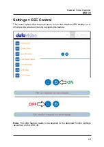 Предварительный просмотр 25 страницы Datavideo NVD-35 Instruction Manual