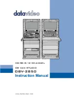 Datavideo OBV-2850 Instruction Manual preview