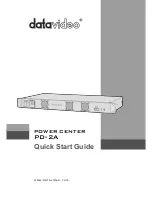 Datavideo PD-6 Quick Start Manual preview