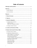 Preview for 2 page of Datavideo PTC-120 Instruction Manual