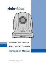 Datavideo PTC-140 Instruction Manual preview