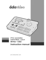 Datavideo RMC-180 Instruction Manual preview