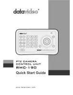 Datavideo RMC-190 Quick Start Manual preview