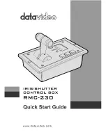 Предварительный просмотр 1 страницы Datavideo RMC-230 Quick Start Manual