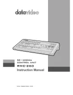 Datavideo RMC-260 Instruction Manual preview