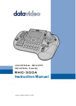 Datavideo RMC-300A Instruction Manual предпросмотр