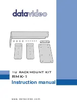 Datavideo RMK-1 Instruction Manual preview