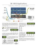 Предварительный просмотр 7 страницы Datavideo SE-1000 Supplementary Manual