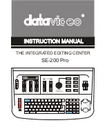 Preview for 1 page of Datavideo SE-200 Pro Instruction Manual