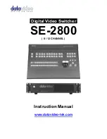 Datavideo SE-2800 Instruction Manual предпросмотр