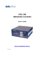 Предварительный просмотр 1 страницы Datavideo STC-100 User Manual