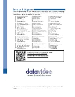 Предварительный просмотр 16 страницы Datavideo TLM-170G Instruction Manual